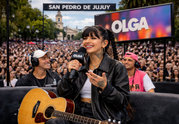 Cazzu en vivo en San Pedro