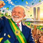 Celebración triunfal en Brasilia
